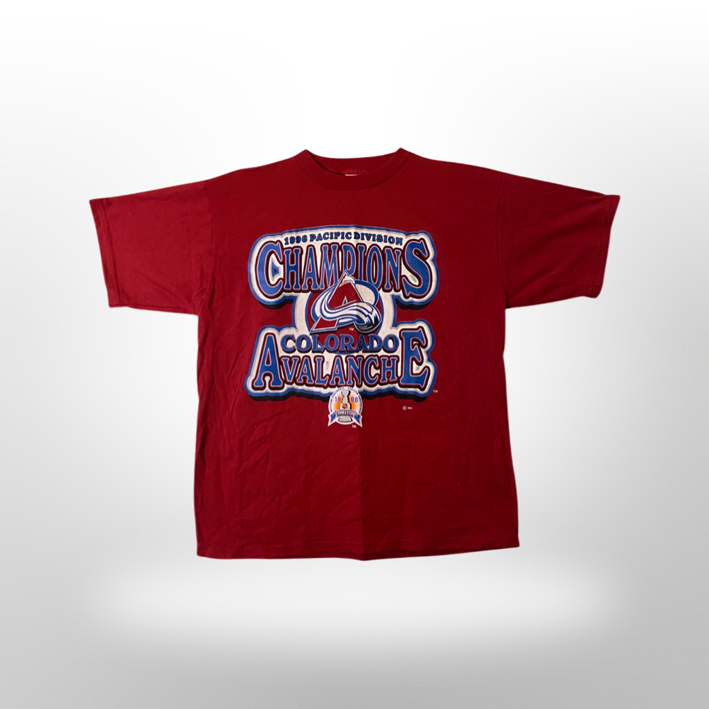 Colorado Rockies Hockey Reebok Throwback Vintage T Shirt 